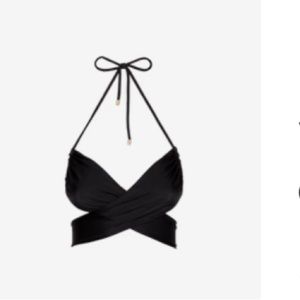 BNWT Vix Paula Hermanny Lucia black top M